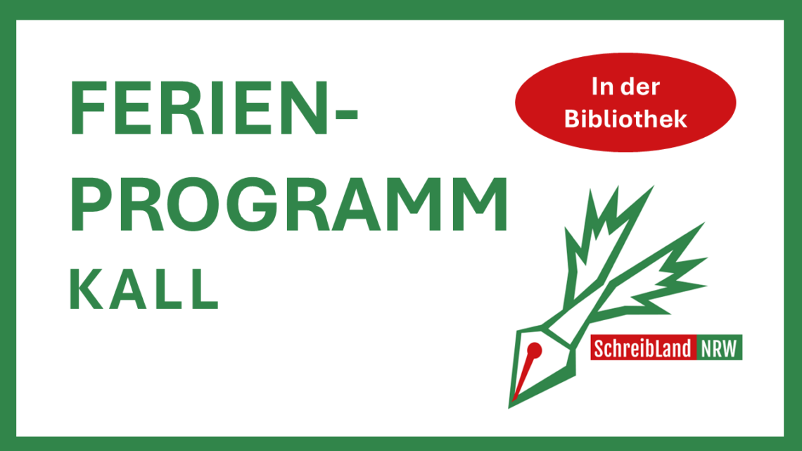 Osterferienprogramm Kall, Schreibwerkstatt mit Jana Engels und Schreibland NRW