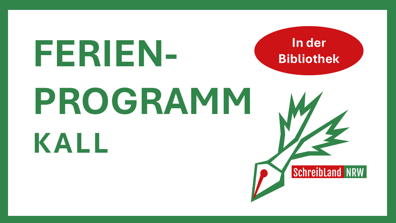 Osterferienprogramm Kall, Schreibwerkstatt mit Jana Engels und Schreibland NRW